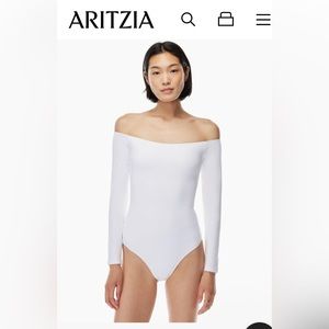 Aritzia Babaton Contour Off Shoulder Bodysuit- new with tags